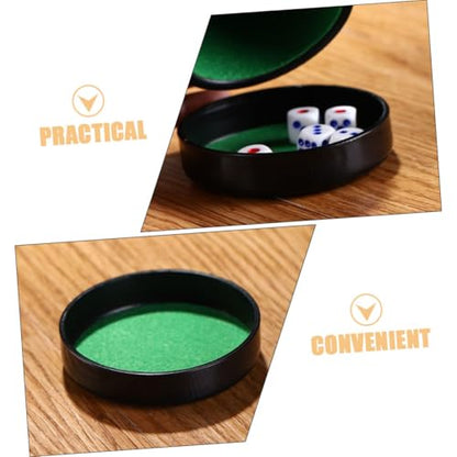 5pcs Professional Dice Cup Lid Durable Dice Cup Accessories for Ktv and Party Games Soundproofing Base Plate with Easy Installation for Enhanced Stability