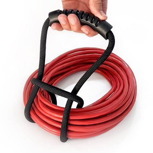Storage Straps 15.7-inch (2-Pack) Extension Cord Organizer, Vacuum Hose Holder, Shop Storage, Air or Water Hose Organizer for your Home, Garage, Boat, RV and More Cable Straps (Green, S（15.7inch）) - color: Green, size: S（15.7inch）