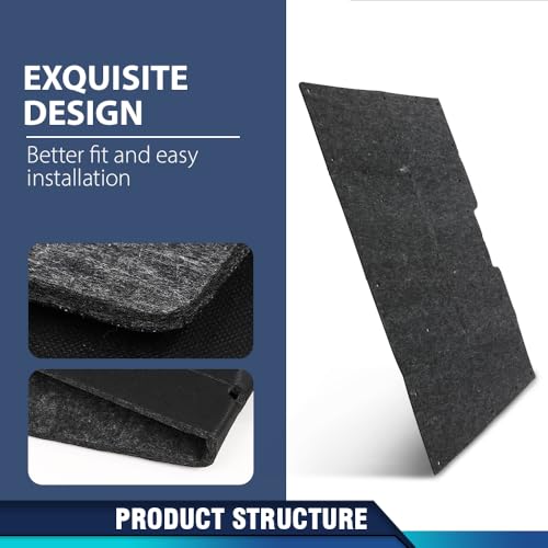 PIT66 Hood Insulation Pad Compatible with Chevy GMC Pickup Truck Jimmy Suburban 1981-1987 - style: 1981-1987 Chevy/GMC