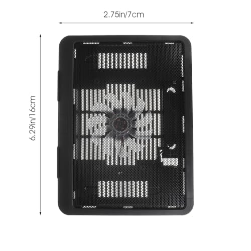 SHERCHPRY Laptop Cooling Pad USB Powered Laptop Cooler Stand with Anti-Slip Feet Air Cooling Ventilation Silent Cooler for and Gaming 12.99 X 9.84 X 0.94 in