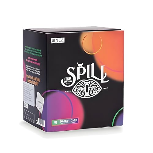 Spill Card Game for Adults, A Game of Spilling Secrets, Adult Party Card Game for Friends, and Entertainment - Ages 18+