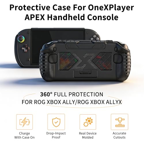 Protective Case For OneXPlayer APEX Handheld Console, Shockproof/Anti-Scratch/Dustproof Protective Shell, Anti-Fall Grip Protective Cover Sleeve, Gaming Player Case For OneXPlayer APEX