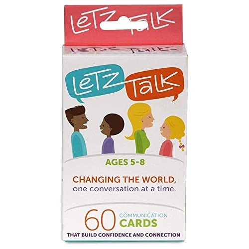 Conversation Cards for Kids Age 5-8 - Communication Cards to Build Confidence & Emotional Intelligence - Family Conversation Game for Kids & Adults, Therapy Tool - Stocking Stuffer - color: Ages 5-8