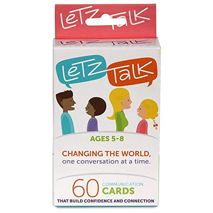 Conversation Cards for Kids Age 5-8 - Communication Cards to Build Confidence & Emotional Intelligence - Family Conversation Game for Kids & Adults, Therapy Tool - Stocking Stuffer - color: Ages 5-8