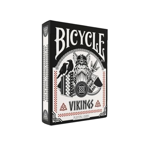 Bicycle Vikings Playing Cards Deck – Norse Mythology Inspired, Premium Collectible Cards with Odin, Thor, and Loki Art