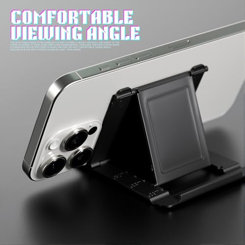 4 in 1 Mobile Game Combo Pack, One Handed Gaming Keyboard, Mouse, Converter & Adjustable Phone Stand, Half Keyboard for Mobile Phone Gaming, Fast Charging, No Latency