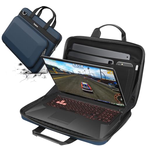 Smatree Heavy Duty Hard Case for MSI Crosshair 16/15, for Pulse 16 AI C1V/Pulse 15/Pulse GL66, for Raider GE68 HX/GE67 HX/GE66, for Katana 15/GF66, for Sword 16/15, for MSI Vector GP66/Stealth 16 AI - color: Blue-16 Inch, size: For 16 inch MSI Laptops