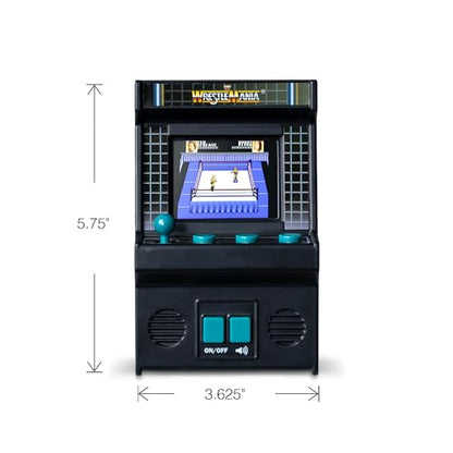 Arcade Classics - Retro Mini Arcade Game, Full Color Screen, Classic Handheld Electronic Game Console, 90s Toy, Great Gift for Kids 8+, WWE - color: Wwe