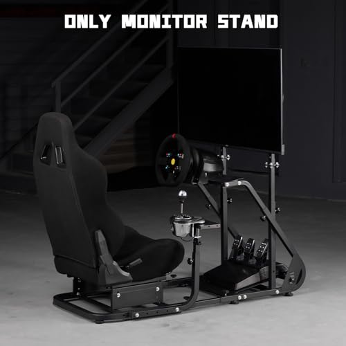 Dardoo Racing Simulator Cockpit Monitor Mount for Logitech G923 G29 G920 | for Thrustmaster Wheel Frame, Excluding Steering Wheel Shift Lever Pedals Seat and Racing Frame