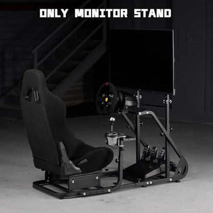 Dardoo Racing Simulator Cockpit Monitor Mount for Logitech G923 G29 G920 | for Thrustmaster Wheel Frame, Excluding Steering Wheel Shift Lever Pedals Seat and Racing Frame