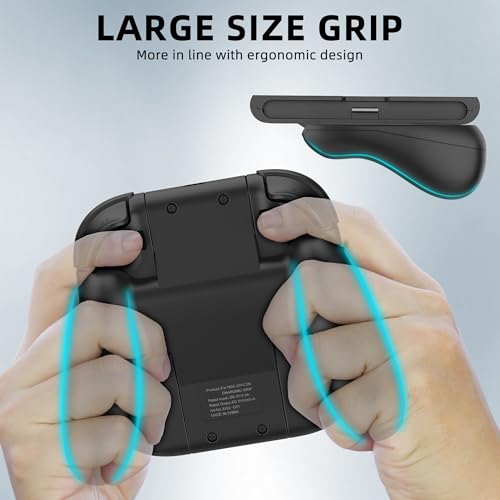 Joy Con Grip for Nintendo Switch 2, Ergonomic Controller Hand Grip with Enhanced Comfort, Secure & Non-Slip Hold for Switch 2 JoyCons - size: Mag-not charging