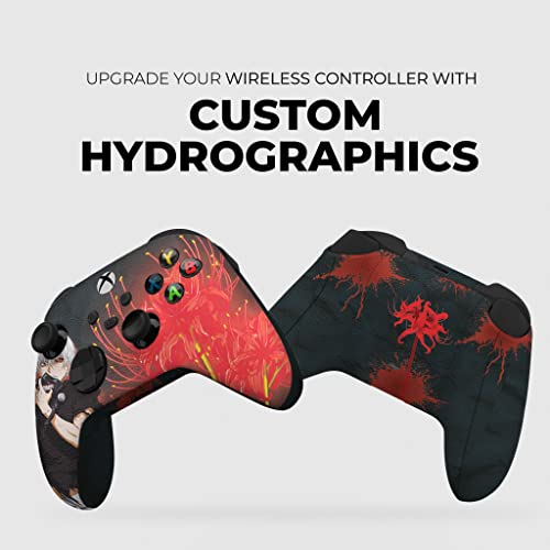 DreamController Tokyyo Ghoul Custom X-box Controller Wireless compatible with X-box One/Series X/S Proudly Customized in USA with Permanent HYDRO-DIP Printing(NOT JUST A SKIN) (MODDED) - color: Tokyyo Ghoul, size: Modded - Front & Back Print