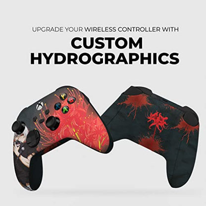DreamController Tokyyo Ghoul Custom X-box Controller Wireless compatible with X-box One/Series X/S Proudly Customized in USA with Permanent HYDRO-DIP Printing(NOT JUST A SKIN) (MODDED) - color: Tokyyo Ghoul, size: Modded - Front & Back Print