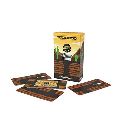 Bandido Card Game - Cooperative Strategy and Route Building Fun! Fun Family Adventure Game for Kids & Adults, Ages 6+, 1-4 Players, 15 Minute Playtime, Made by Helvetiq - style: Bandido