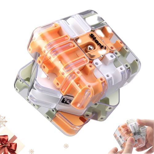 Large 3D Labyrinth Cube Puzzle Maze, Educational Engaging Brain Teaser Toy, Spatial Cognition Brain Training, Cultivate Logical Thinking, Improve Concentration Game Gift for Adults(Colorful)