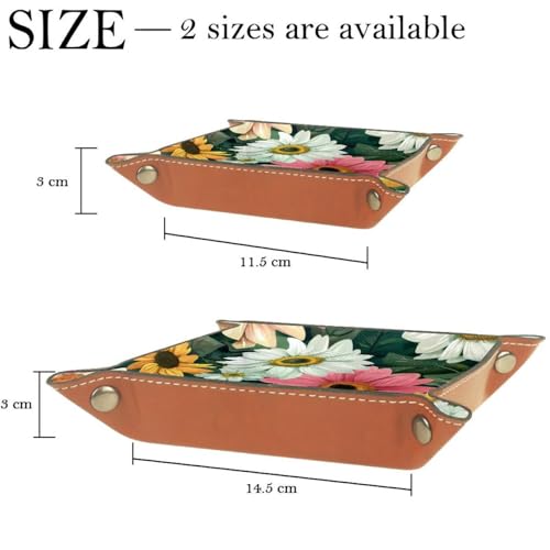Sunflowers Pattern Dice Tray Dice Rolling Tray Folding Dice Holder for Dice Games, Like RPG, DND and Other Table Games - color: Multi 5
