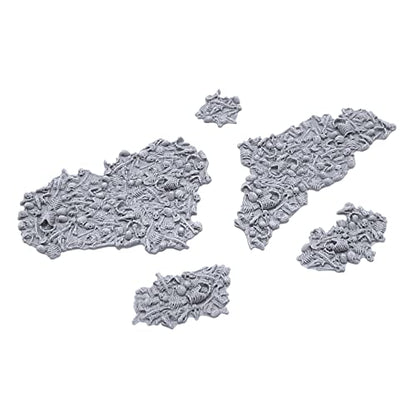 EnderToys Bone Piles by Printable Scenery, 3D Printed Tabletop RPG Scenery and Wargame Terrain 28mm Miniatures
