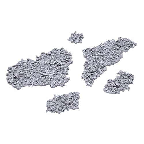 EnderToys Bone Piles by Printable Scenery, 3D Printed Tabletop RPG Scenery and Wargame Terrain 28mm Miniatures