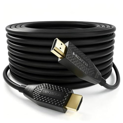 8K Long Fiber Optic Hdmi cable in-Wall CL3 Rated 48Gbps 40ft Ultra High speed HDMI 2.1 Cord 8K@60Hz 4K@120Hz 10K@30Hz HDCP 2.2&2.3, eARC HDR10 Dolby Compatible with Laptop/PS5/TV/PC/Switch/Mac/Xbox - size: 40FT