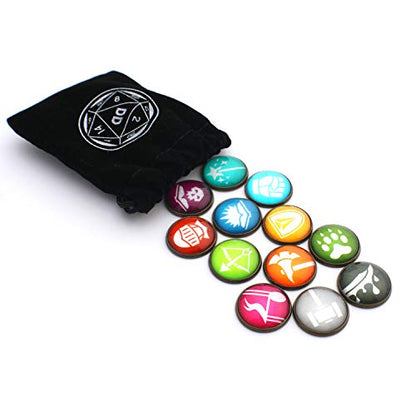 D&D and TRPG Token Set for Dungeons and Dragons (Class Counters) - style: Class Counters