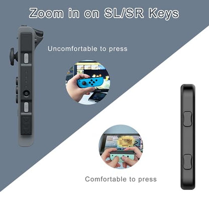 Lonxmovs 2 Pack Wrist Strap for Switch Joycon - Replacement Accessories for Joy con Straps (Black) - color: Black