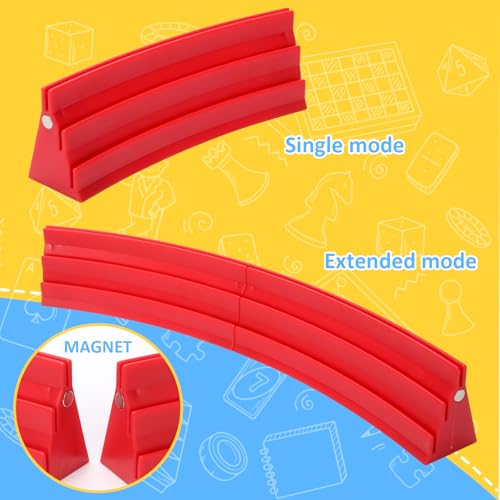 Expandable Plastic Card Holder, Set of 4 - Upgradeable Design for Seniors, Arthritis, Small Hands, UNO, Poker and All Card Games - color: Red+blue-black(4 Pack)