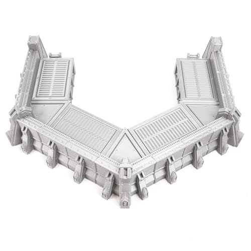 Forward Guard Defense Wall Miniature Terrain for Wargames and RPGs 28/32mm Scale