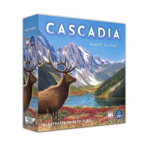 Cascadia, Award-Winning Cozy Nature Board Game Set in the Pacific Northwest | 1-4 Players, Ages 10+, 30-45 Mins, Relaxing Tile-Laying