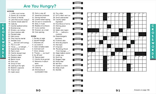Brain Games - 3-In-1 Puzzle Book: Word Search, Crosswords & Sudoku | 256 Pages, Spiral Bound | Large Variety Activity Book for Adults, Seniors, Teens