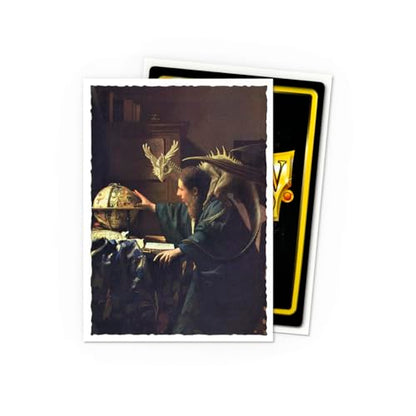 Dragon Shield Art Sleeves | Limited Edition - The Astronomer | 100 CT - Smooth & Tough Premium TCG Sleeves | Compatible with Pokemon, One Piece & Magic the Gathering - color: The Astronomer