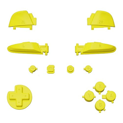 eXtremeRate Sunflower Yellow Repair ABXY D-pad ZR ZL L R Keys for Nintendo Switch Pro Controller, DIY Replacement Full Set Buttons for Nintendo Switch Pro Controller - Controller NOT Included - color: Sunflower Yellow