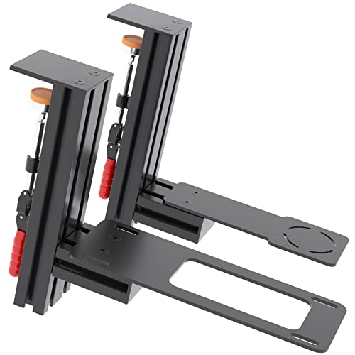 Meza Mount-HOTAS Desk Mount Set of 2, Adjustable Flight Sim Joystick and Throttle Mounts, Compatible with Thrustmaster Warthog/WinWing Orion 2 / VPC WarBRD-D Base/VPC MongoosT-50CM 2/3 Base