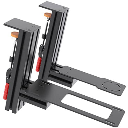 Meza Mount-HOTAS Desk Mount Set of 2, Adjustable Flight Sim Joystick and Throttle Mounts, Compatible with Thrustmaster Warthog/WinWing Orion 2 / VPC WarBRD-D Base/VPC MongoosT-50CM 2/3 Base