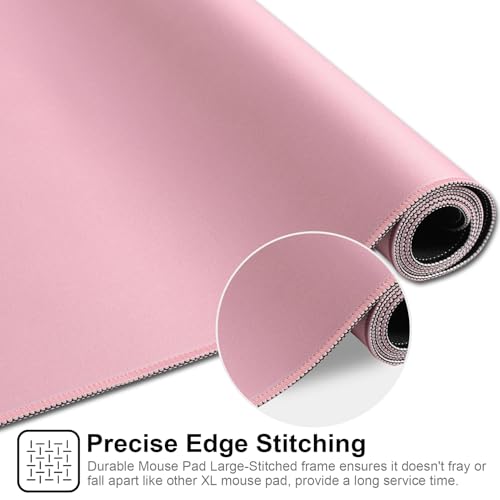XXL Gaming Mouse Pad 35.4x15.7 Professional Large Mouse Pad & Computer Game Mouse Mat-90x40 Pinkus - color: 90x40 Pinkus, size: 35.4x15.7x0.1IN