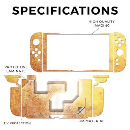 Glossy Glitter Gaming Skin Compatible with Nintendo Switch 2 Console Only - Mystery Block - Premium 3M Vinyl Protective Wrap Decal Cover - Easy to Apply | Crafted in The USA by MightySkins - color: Mystery Block, size: Switch 2 Console Skin Only, style: G