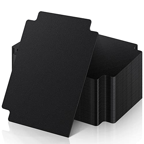 60 Pieces Trading Card Dividers Black Playing Card Separators Playing Board Game TCG Dividers Card Gathering Storage Organizer, Card Divider Fit for Game Cards 2.71 x 3.8 Inches - color: Black, size: 60