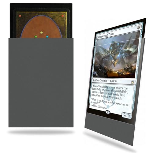 50 Pack MTG Card Sleeves Standard Card Sleeves Sturdy MTG Matte Back Finish Perfect Shuffling Protect All Your Trading Collectible Cards 66x91mm - color: 50 Pack
