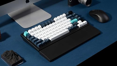 Keychron Silicone Wrist & Palm Rest, 12.89" Length – Supports 75% Compact Keyboard Series V1/V2/Q1/Q2/Q9 & Lemokey P1 (Pro/Max/HE) – Anti-Slip Base – Smooth & Washable - Black - color: Black, size: 12.89"-75% Layout-V1/V2/Q1/Q2/Q9 Series