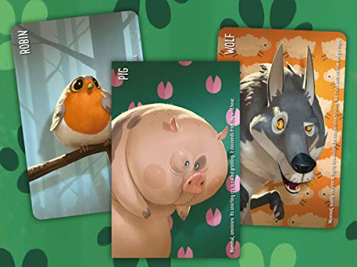 Horrible Guild Similo Fables: A Fast-Playing Family Card Game - Guess The Secret Fairy Tale Character, 2-8 Players - style: Animals