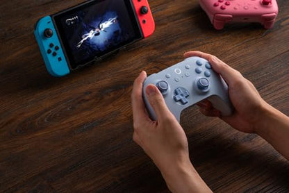 8BitDo Ultimate 2C Bluetooth Controller for Switch/Switch 2, Wireless Controller with 6-Axis Motion Control, Rumble Vibration, Refined D-Pad and Bumpers, and Hall Effect Joysticks (Blue) - color: Blue, style: Ultimate 2C