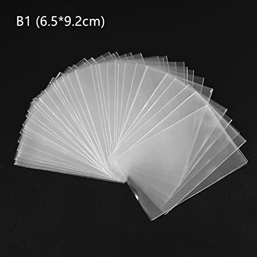 100pcs 65x90mm Card Sleeves for Magical The Gathering, Board Game, Transparent Polypropylene (PP) Material - size: 6.5x9.2CM