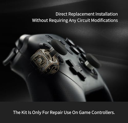 GuliKit TMR Joystick Replacement Module for PS4 DualShock Controller | Magnetic Analog Stick Drift Fix Accessories with Thumbstick Cap Kit,Repair Soldering Required - color: NS51-PS4-Blue