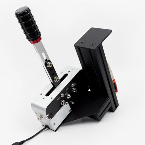 PC USB Simulator Shifter Clamp, Racing Shifter Handbrake Kit for G Driving Force Universal Mount with Quick Release Clamp