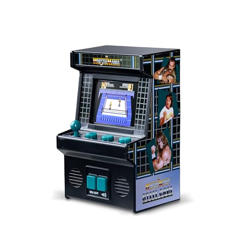 Arcade Classics - Retro Mini Arcade Game, Full Color Screen, Classic Handheld Electronic Game Console, 90s Toy, Great Gift for Kids 8+, WWE - color: Wwe