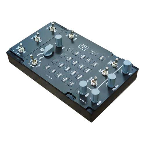 Flight Simulator Controller, ACP 3-in-1 Integrated Control Panel for PC Flight Simulators, Compatible with JF-17, F/A-18 F16 in DC-S - style: ACP Control Panel