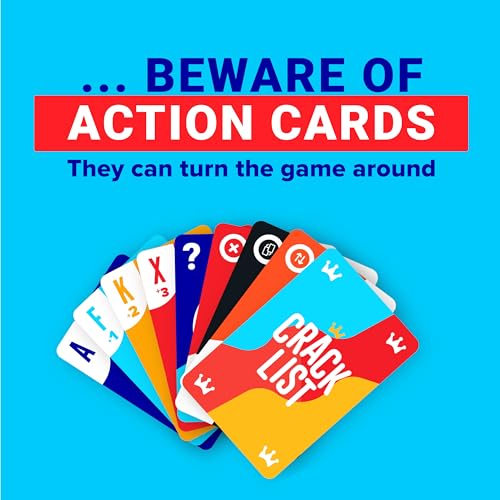 SAVANA Crack List - The Crack-You-Up Categories Card Game | 2+ Players | Quick and Hilarious Game for Kids, Teens and Adults | Family Board Games
