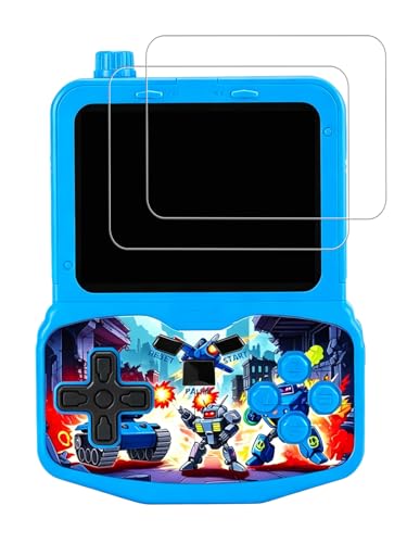 [2 Pack] Compatible with JJFUN QS8 Handheld Game Console 3.5“ Screen Protector, 9H Anti-Glare Tempered Glass, Shockproof Scratch-Resistant