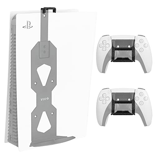 VIVO Steel Wall Mount Bracket Designed for PS5 Gaming Console, Vertical Display for PlayStation 5, Open Design, Black, MOUNT-PS5B - color: Black
