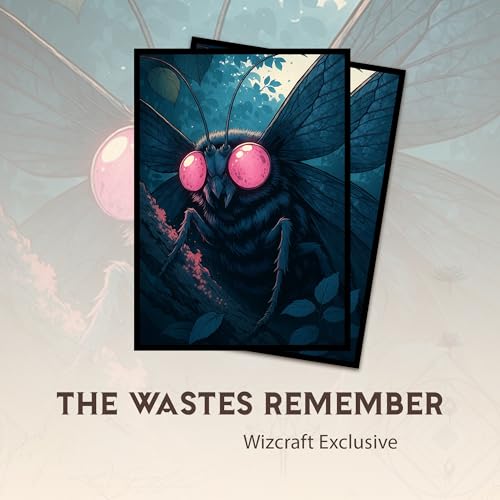 The Wastes Remember - MTG Card Sleeves, 104ct, Standard Size, Smooth | Perfect for Double Sleeving, Smudge Resistant Matte Back, Standard 66x92mm - Compatible with Magic The Gathering & TCG Cards - color: The Wastes Remember, size: Smooth