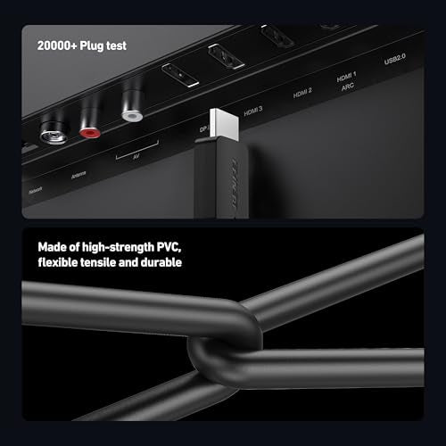 BENFEI 2 Pack HDMI to HDMI 8K Cable, 6 Feet